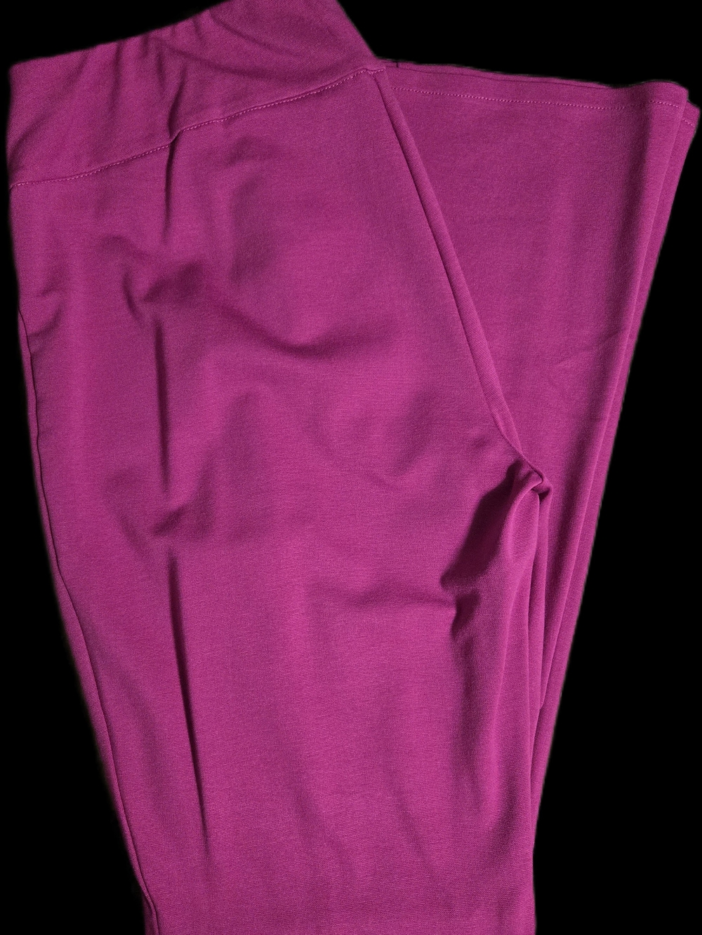 Dear Scarlett High-Waist Magenta Flare Magic Pants Size XL - Picture 10 of 10